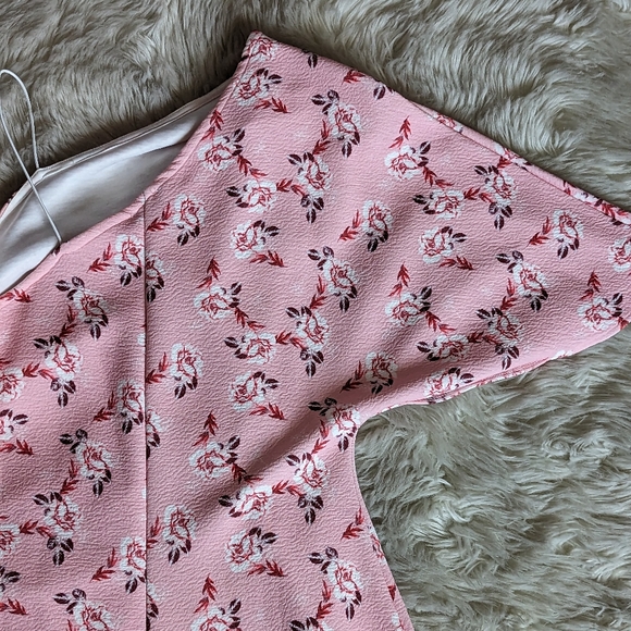 EUC ASOS Design Maternity One Shoulder Floral Midi Dress - Picture 13 of 14